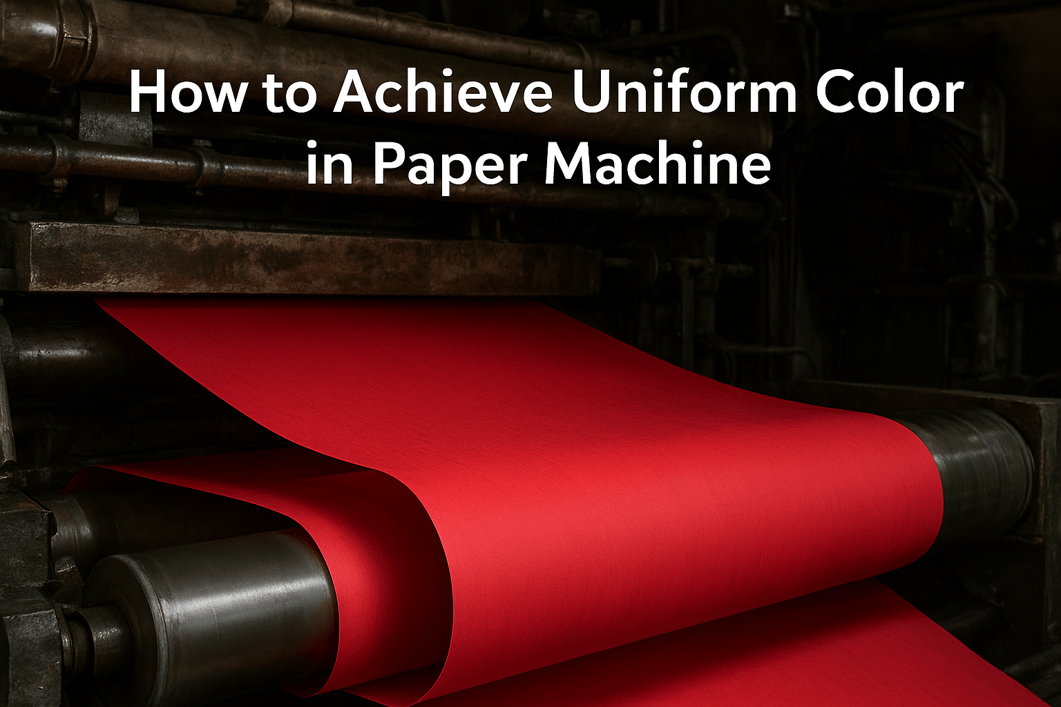 Uniform Color in High-Speed Paper Machines