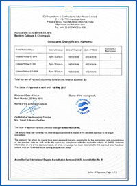 Alliance Organics LLP Certificate