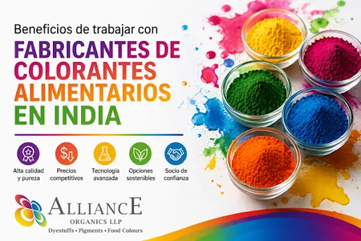 fabricantes de colorantes alimentarios en India