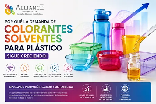 Colorantes solventes para plástico