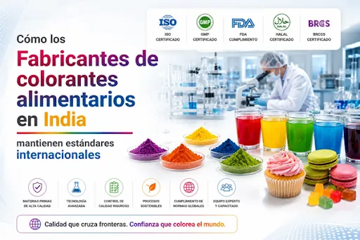 Fabricantes de colorantes alimentarios en India