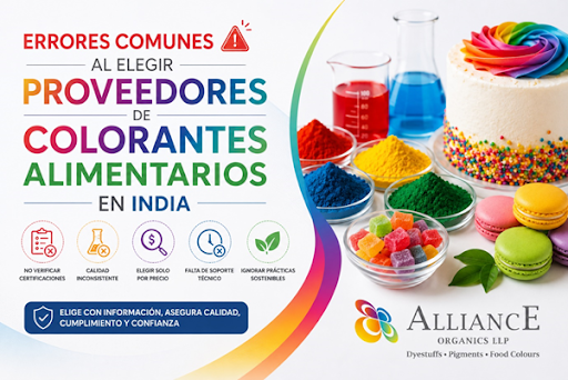Proveedores de colorantes alimentarios en India