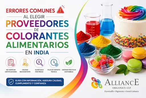 Proveedores de colorantes alimentarios en India